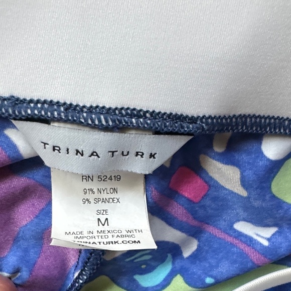 Trina Turk 3 Piece Set - Bikini Size 12 with Matching Pants Size M - Picture 11 of 15